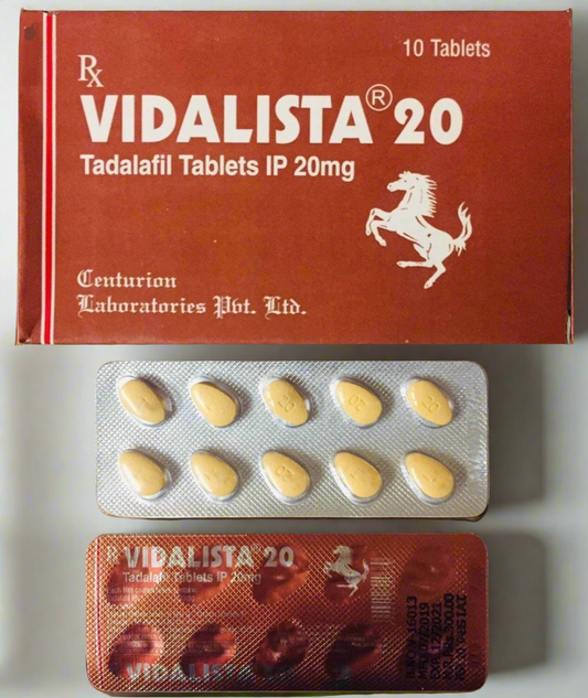 Vidalista 20, Tadalafil Tablets 20mg