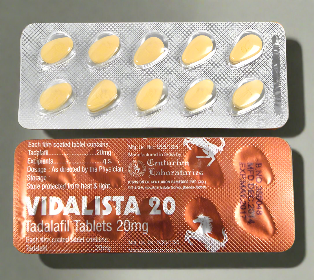 Vidalista 20, Tadalafil Tablets 20mg